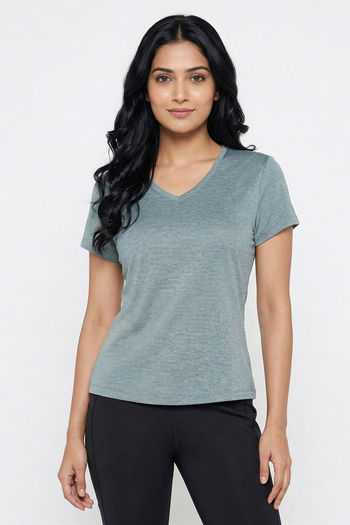 Zelocity Quick Dry Yoga & Training Relaxed Top - Mint Green — image 3